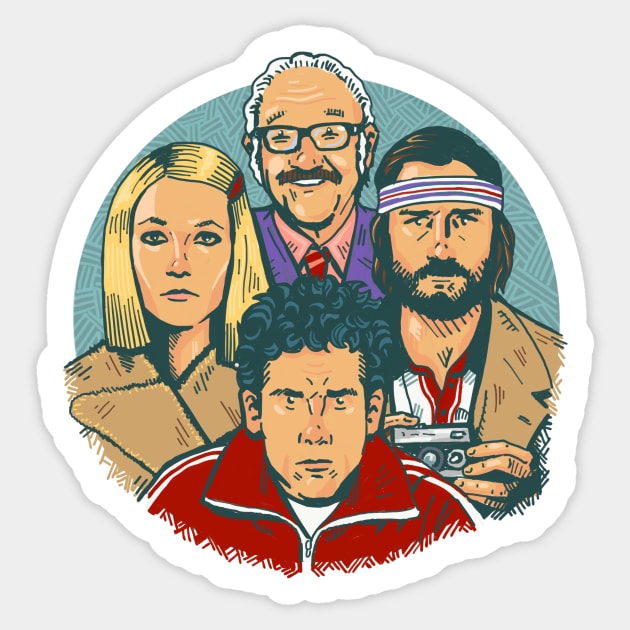 The Family Tenenbaums Sticker by Motski